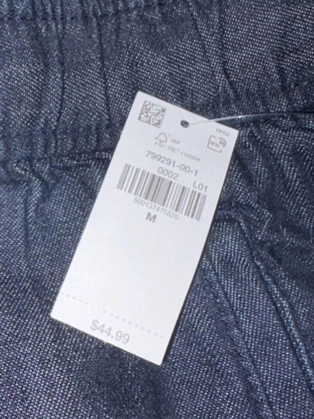 Old Navy Womens High Rise Billie Straight Pants - Size Medium - Drawstring